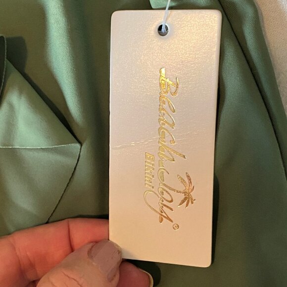 Beach Joy Bikini One Piece Swimsuit Bikini - Wmn’s Small - NWT - Green - Picture 4 of 8